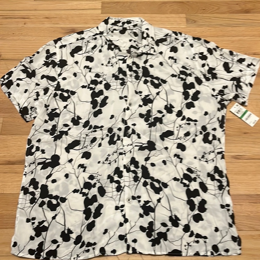 Dressy White. combo Large shirt